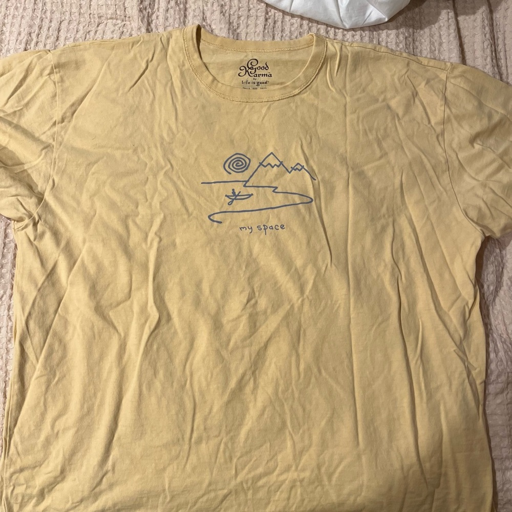 yellow Life is Good top